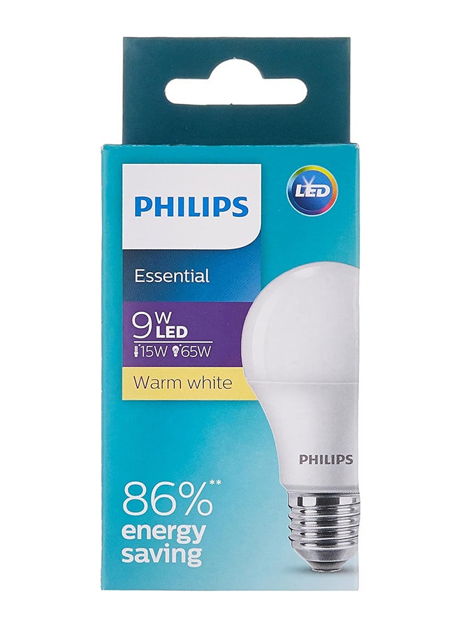Philips Philips Bulb E27 9W Led 86% Energy Saving Warm White  - Image 3