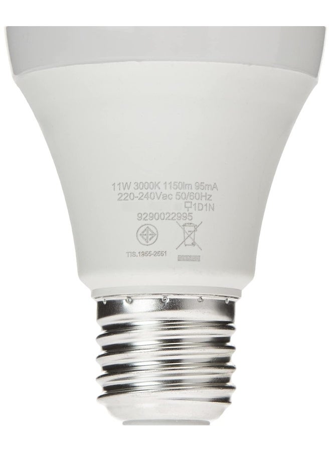 Philips LED Bulb 11W E27 3000K 230V, Warm White Warm White  - Image 2