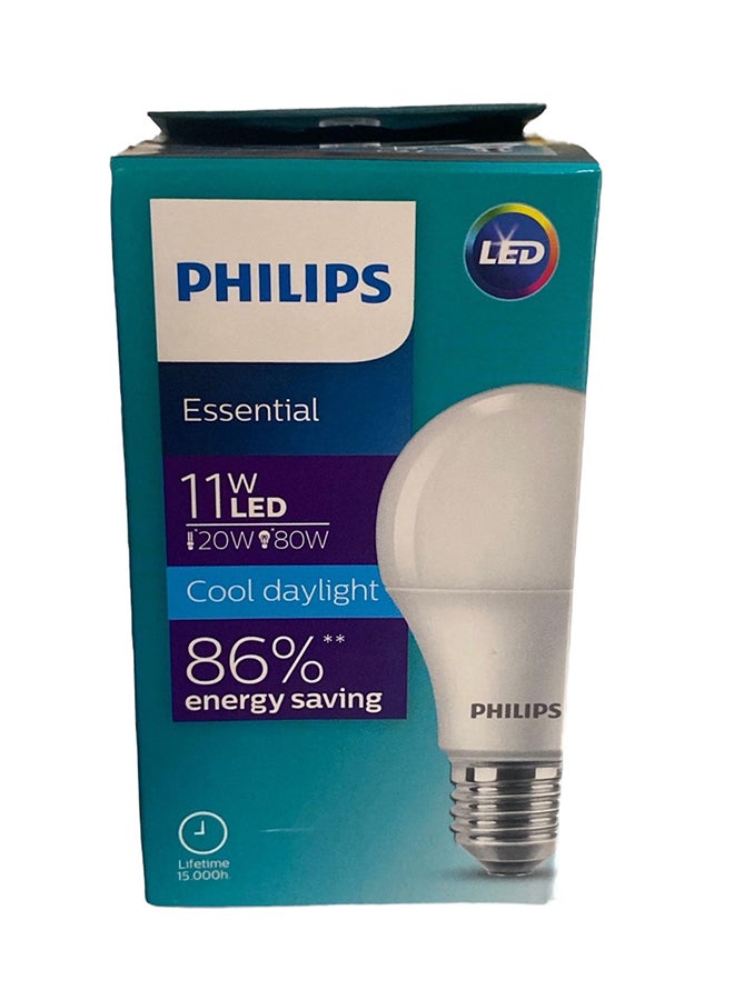 Philips Ess Led Bulb 11W E27 6500K 230V 1Pf 12 Uae White White  - Image 3