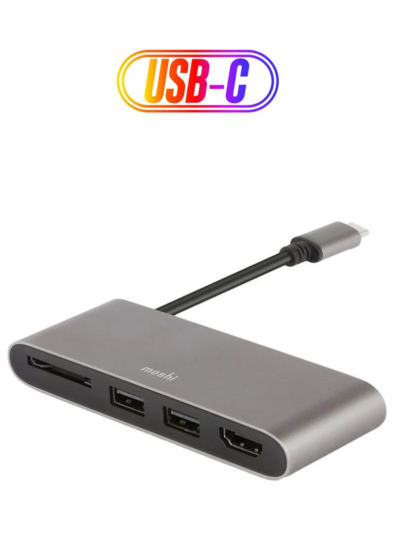 Moshi 3-In-1 USB-C To Multiport Adapter