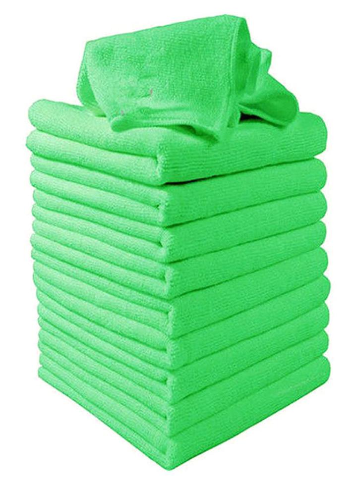 إيهوم قماش ماص وناعم من المايكروفايبر لتنظيف وتلميع وغسل السيارة من 10 قطع قياس صغير بأبعاد 24 × 24 سم - Image 1