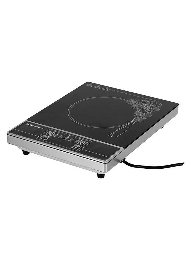 أولسنمارك موقد طهي يعمل بتقنية الحث بقدرة 2000 وات 2000 W OMIC2091M من الصلب الأسود  - Image 1