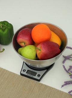 Olsenmark Olsenmark Kitchen Scale- OMKS2324, 5KG capacity, Auto Zero, Auto Off and Tare Function, 2XAAA Batteries; Low Power Consumption; Low Battery Indicator, Units: grams, lb, oz, and ml Black/Grey  - Image 4
