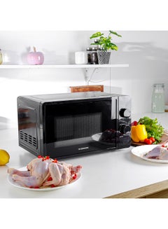 Electric Microwave Oven, 5 Multiple Power Levels with Easy Controls and Cooking End Signal, Perfect for Reheating, Defrosting, Cooking 20 L 1150 W OMMO2343W Black - pnsku/N20682141A/45/_/1714980776/32d9f499-9158-4392-9128-ed9f60820ef5