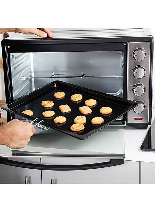 Electric Oven with Convection and Rotisserie, 4 Stage for Heating and Rotisserie 48 L 2000 W OMO2141 Black