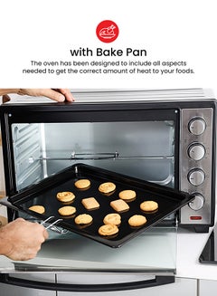 Olsenmark Electric Oven with Convection and Rotisserie, 4 Stage for Heating and Rotisserie 48 L 2000 W OMO2141 Black  - Image 3