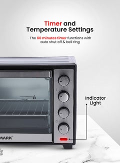 Olsenmark Electric Oven with Convection and Rotisserie, 4 Stage for Heating and Rotisserie 48 L 2000 W OMO2141 Black  - Image 4