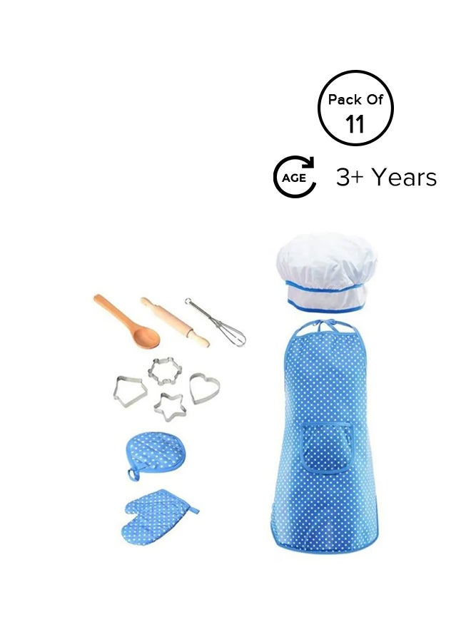 CYTHERIA 11-Piece Chef Role Play Set With Dress Up Costume And Pretend Kitchen Accessories - Image 2