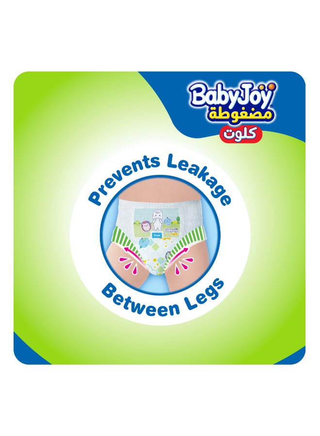 BabyJoy - Compressed Culotte Pants Diaper, Size 4, Large, 9-14 Kg, Jumbo Box, 88 Diapers - Image 1
