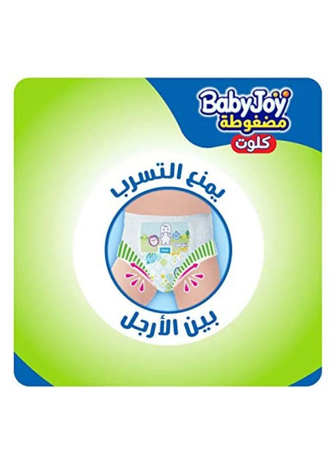 BabyJoy Compressed Culotte Pants Diaper, Size 5, Junior, 12-18 Kg, Jumbo Box, 72 Diapers - Image 3