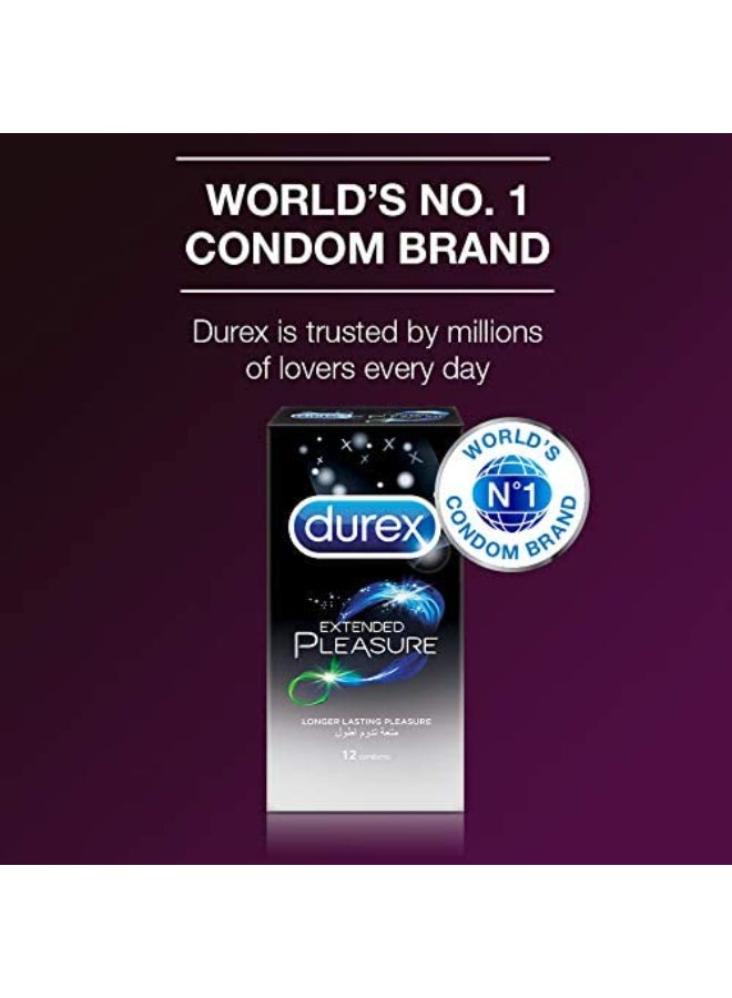 Durex - Extended Pleasure 12 Condoms - Image 1