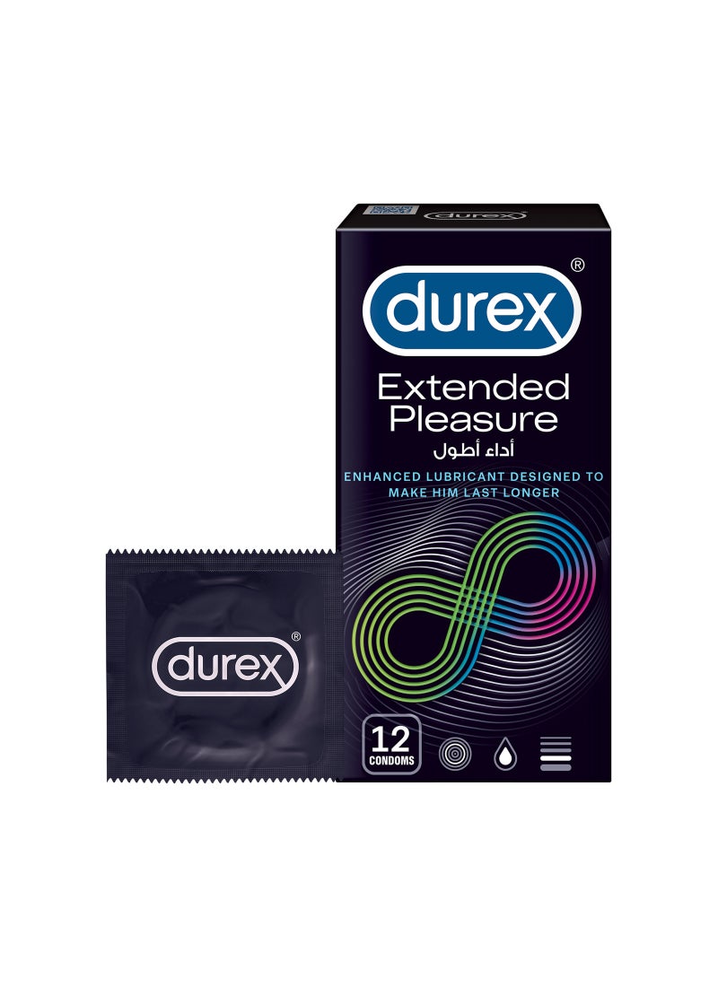Durex Extended Pleasure 12 Condoms  - Image 1