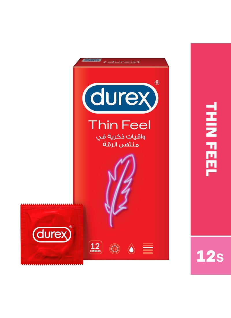Durex Thin Feel 12 Condoms  - Image 1