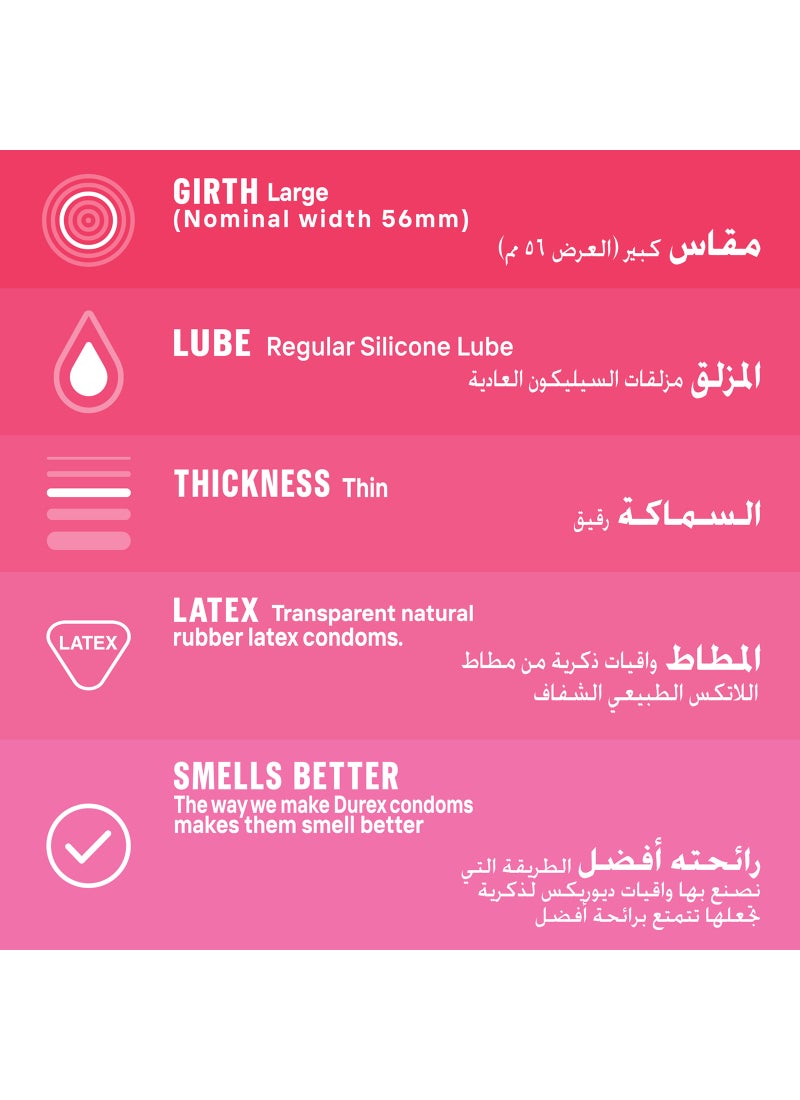 Durex Thin Feel 12 Condoms  - Image 3