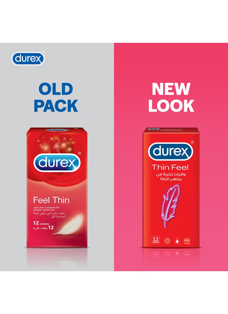 Durex Thin Feel 12 Condoms  - Image 2