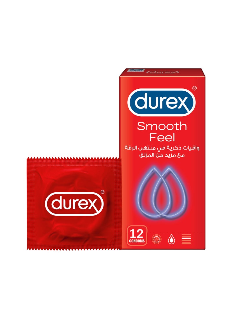 Durex Feel Smooth Condom - Pack Of 12  - Image 1
