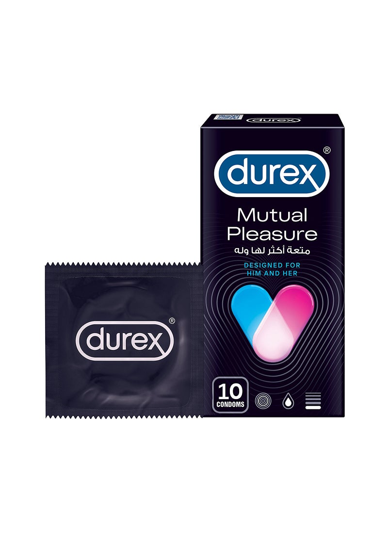 Durex Mutual Pleasure Condom 10 Pieces  - Image 1