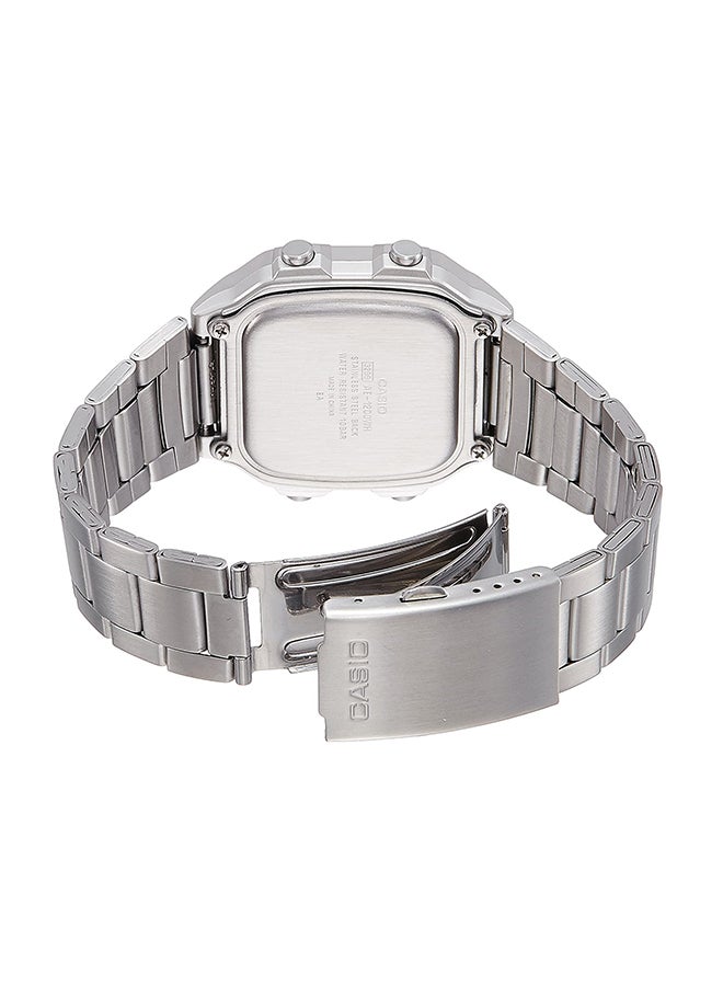 كاسيو ساعة يد رقمية ومقاومة للماء طراز AE-1200WHD-1A - قياس 42 مم - لون فضي للرجال - Image 2