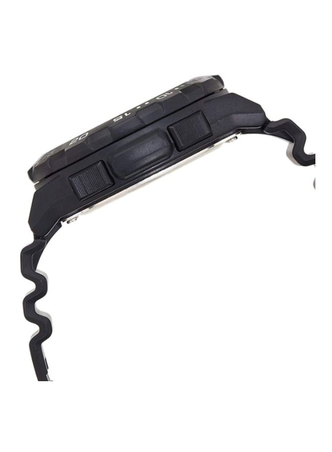 كاسيو ساعة يد بعقارب وبسوار من السيليكون مقاومة للماء طراز AEQ-100W-1BV - مقاس 48 مم - لون أسود للرجال - Image 3