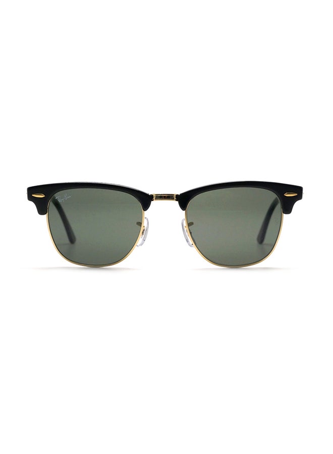 Ray-Ban Men's Clubmaster Sunglasses - RB3016-W0365-51 - Lens Size: 51 mm - Black - Image 2