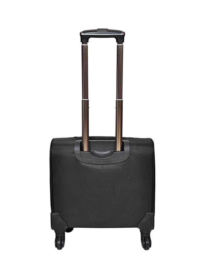 Track Softside Small Cabin Luggage Trolley Black - Image 2