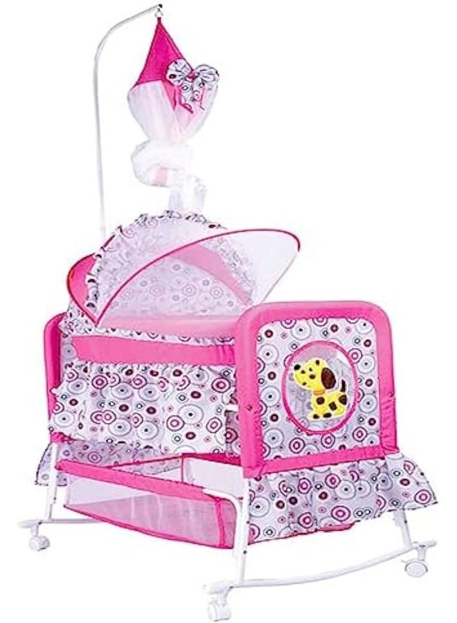 Baby love Cradle With Mosquito Net  - Image 2