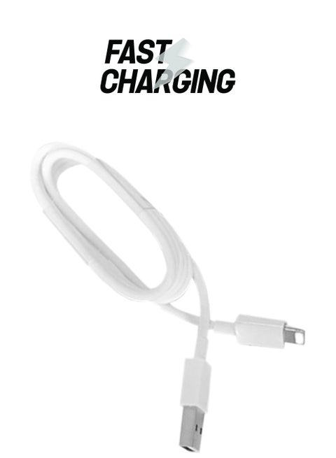 Lightning Charging Cable White