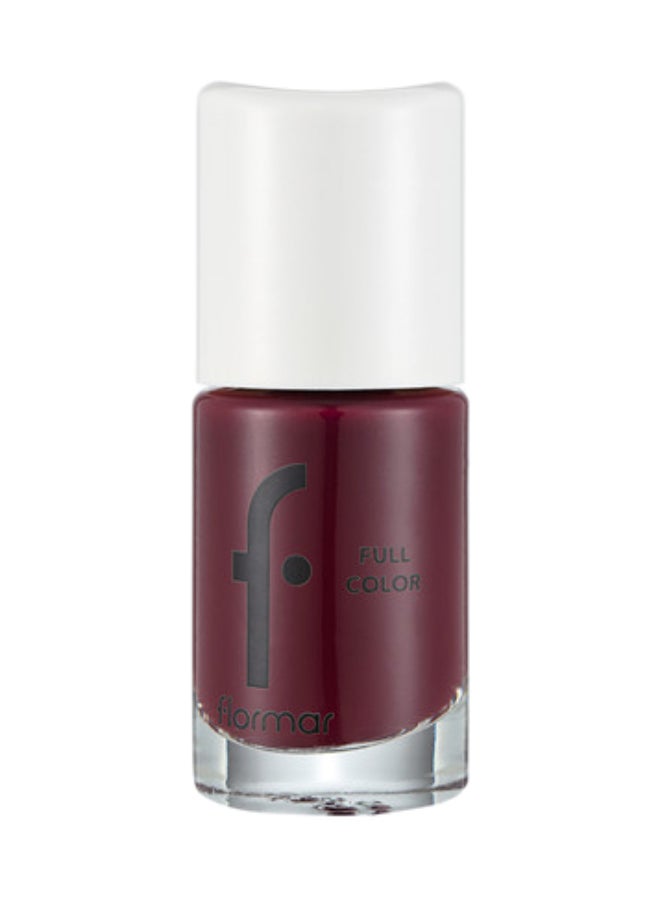 flormar Long Lasting Glossy Nail Polish C40 Royal Maroon - Image 1