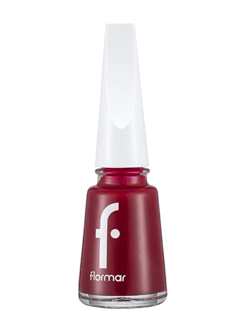 flormar Nail Enamel 128 Bordeaux Scream - Image 1