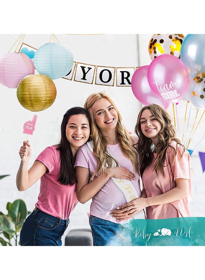 Nest Designs Portable Lightweight Compact Rich Designed Gender Reveal Party Set - Image 5