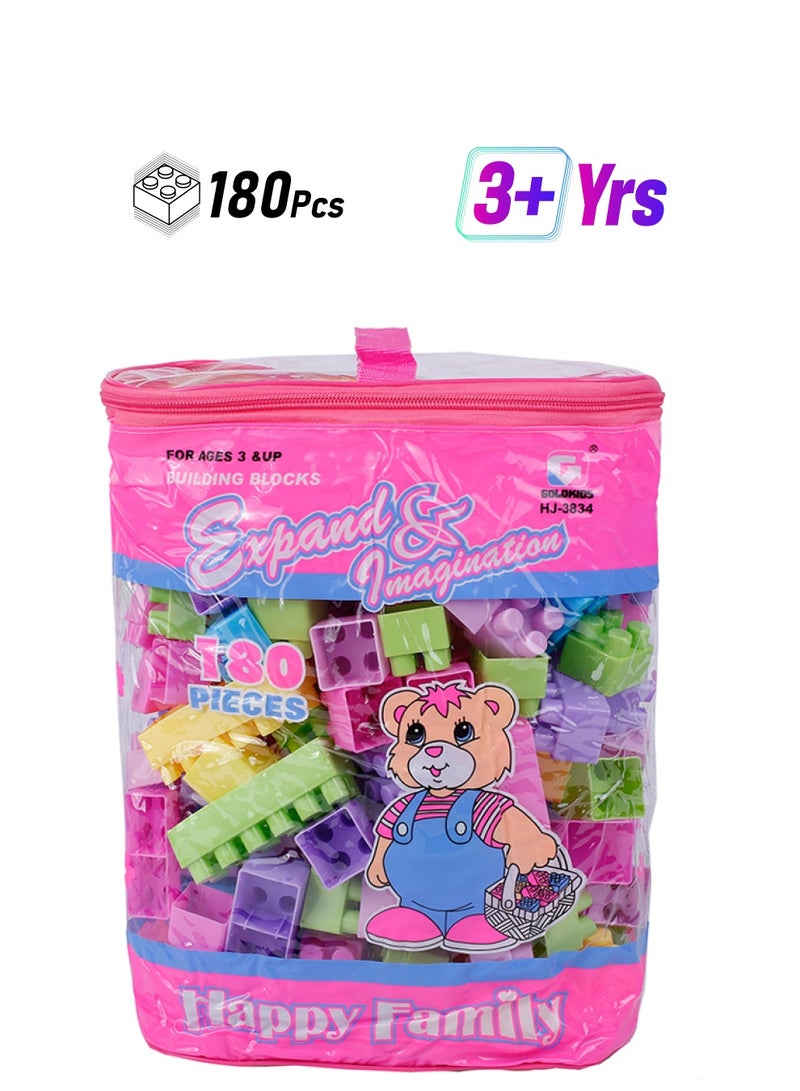 GoldKids 180-Piece Building Blocks With Tote Bags 180  - Image 1