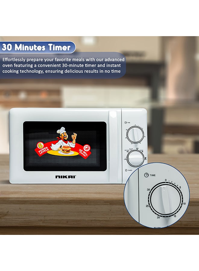 نيكاي فرن ميكروويف 20 L 700 W NMO515N9A/ NMO515N8NX أبيض/ أسود - Image 3