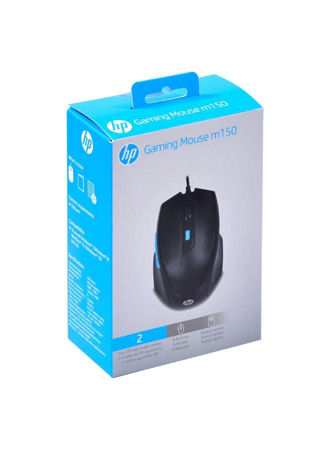 HP - QW50AA M150 Optical Gaming Mouse Black - Image 1