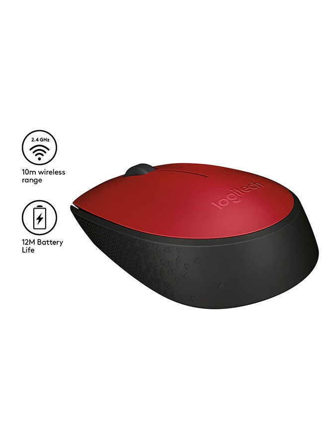 Logitech M171 Wireless Mouse Red - Image 5