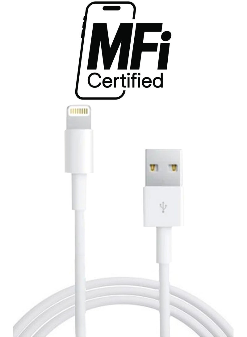 Charger Cable For iPhone 5 White
