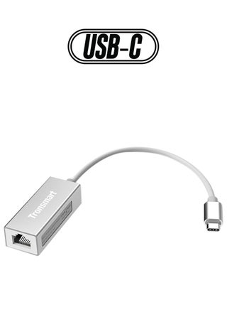 Type-C 3.1 Male to RJ45 Adapter Silver - pnsku/N20903556A/45/_/1738233287/17b6de2b-1406-4842-aa8a-e0026edbb283