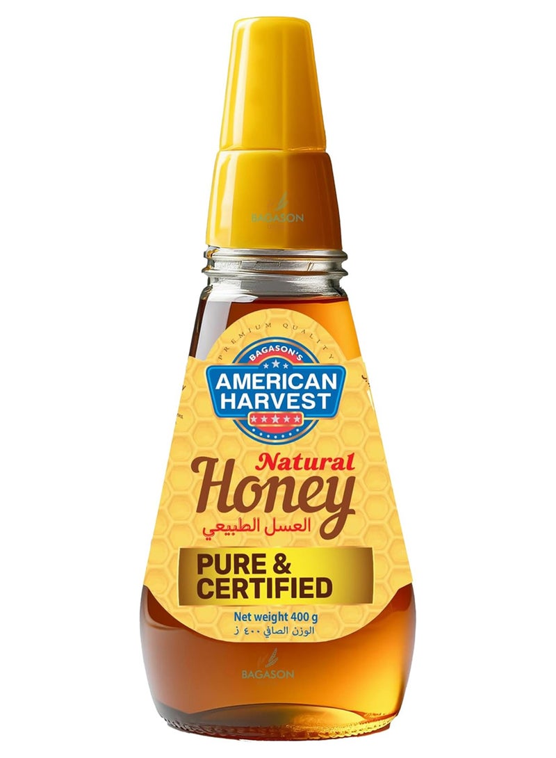 American Harvest Pure And Natural Squeeze Honey Bottle 400grams - Image 1