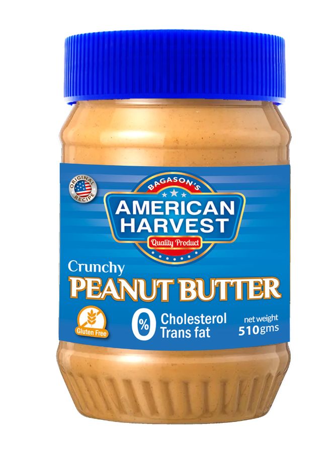 American Harvest Crunchy Peanut Butter 510grams  - Image 1