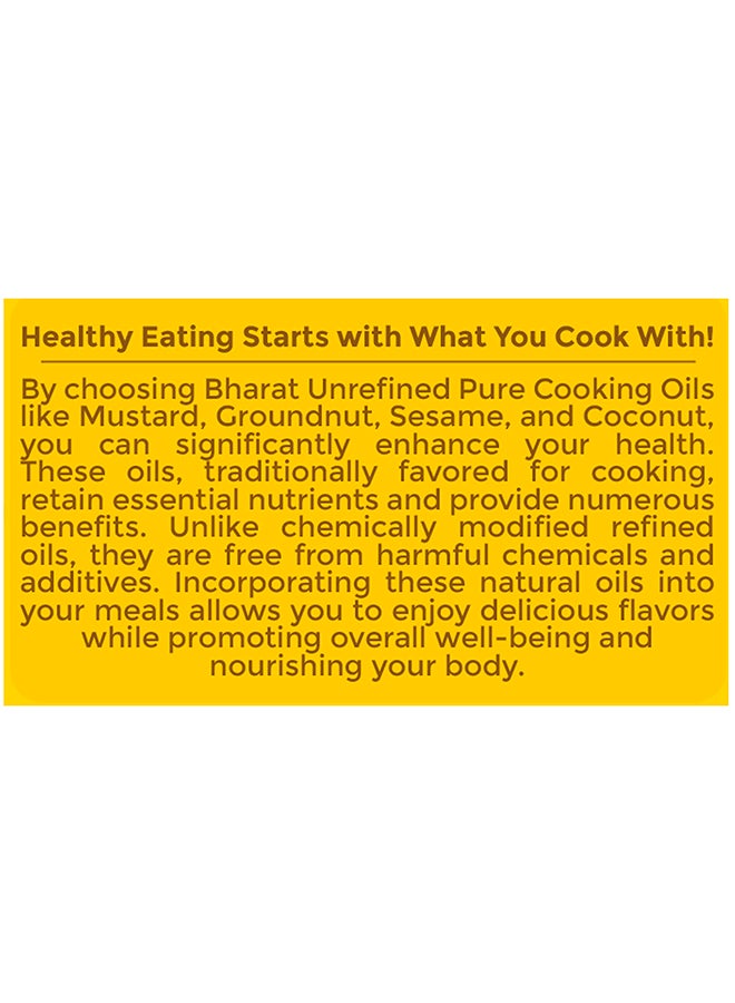 Bharat Pure Mustard Oil 1Liters  - Image 3