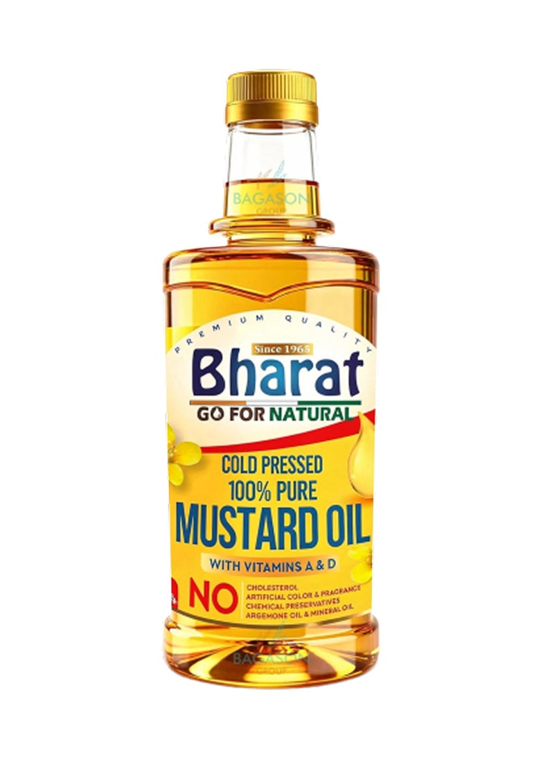 Bharat Pure Mustard Oil 1Liters - Image 1