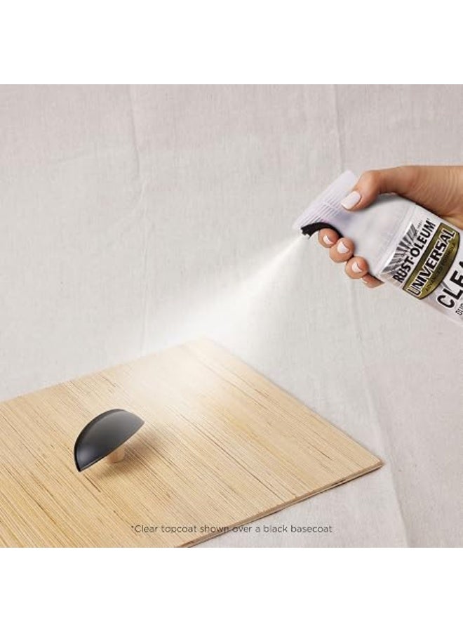 Rust-Oleum 302151 Universal Premium Spray Paint ,11 Oz ,Dead Flat (Pack Of 1) Clear 11OZ - Image 3