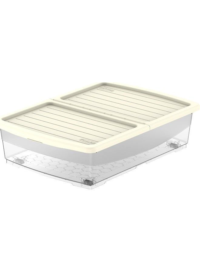 Cosmoplast Storage Box Plastic 60x40x14 cm Dark Red 25.0Liters - Image 2