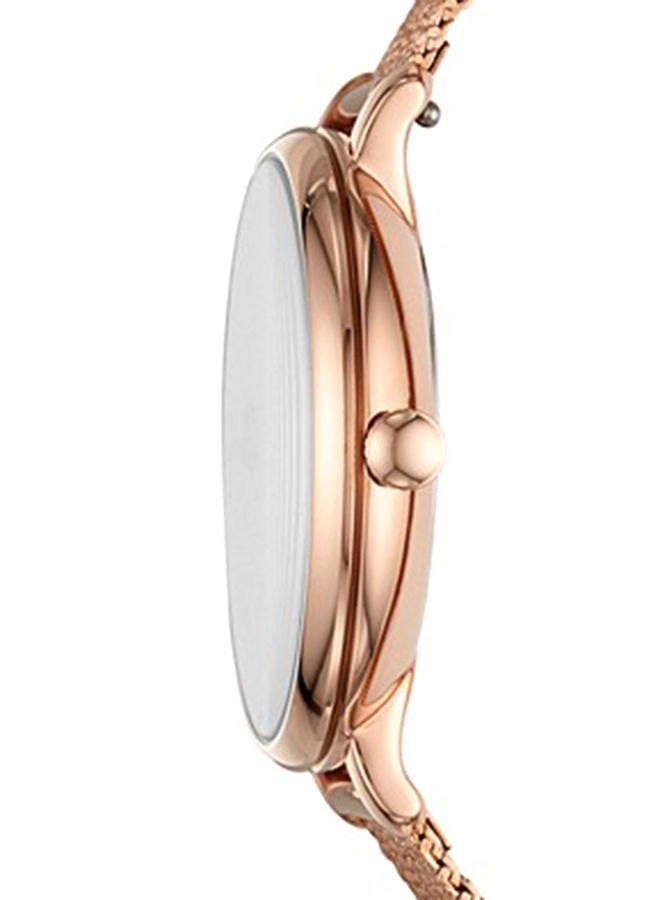 FOSSIL Women's Jacqueline Analog Watch ES4534 - 36 mm - Rose Gold - Image 3