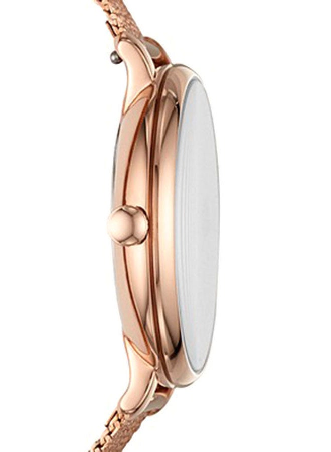 FOSSIL Women's Jacqueline Analog Watch ES4534 - 36 mm - Rose Gold - Image 5