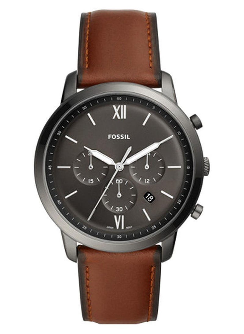 FOSSIL Men's Neutra Chronograph Watch FS5512 - 44 mm - Amber - Image 1