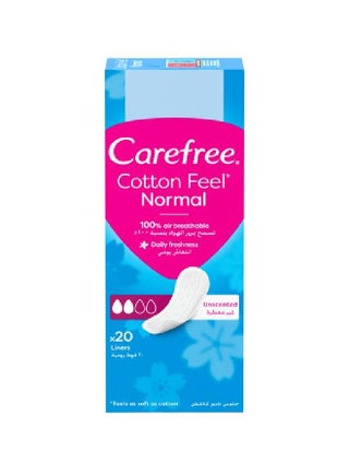 Panty Liners, Cotton, Unscented, Pack Of 20 - pnsku/N20989030A/45/_/1750253785/f957e4f1-183b-44fa-9c40-2c2ddb1f22ef