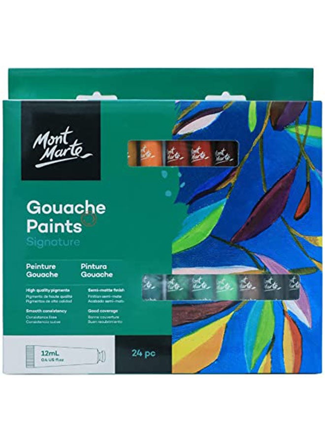Mont Marte 24-Piece Acrylic Paint Set 24x12ml Multicolour - Image 5