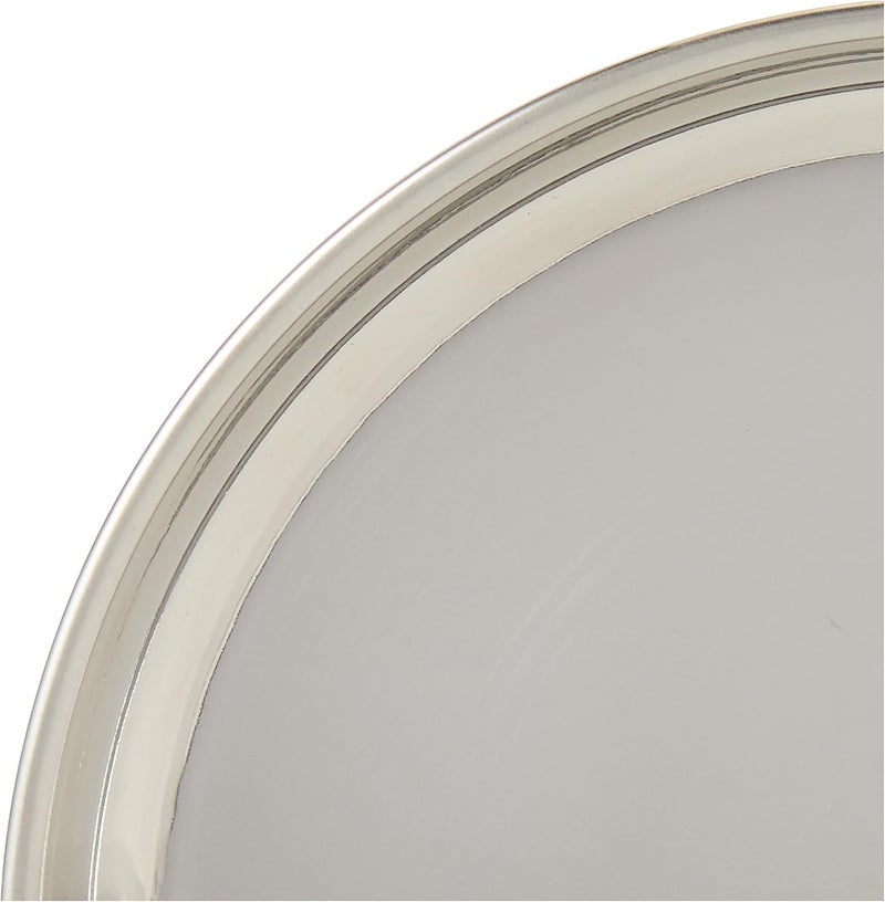 Raj Steel Thali Plate - 21 cm, CP0009 - Dinner Plate, Serving Plate, Mithai Plate, RICE PLATE Silver 21cm - Image 4
