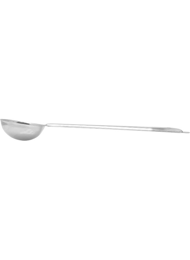 RAJ STEEL FLARE LADDLE , 37 CM , SILVER, FL0008, Curry Server , Soup Server , Milk Laddle , Serving Spoon Silver 37x3.5cm - Image 4