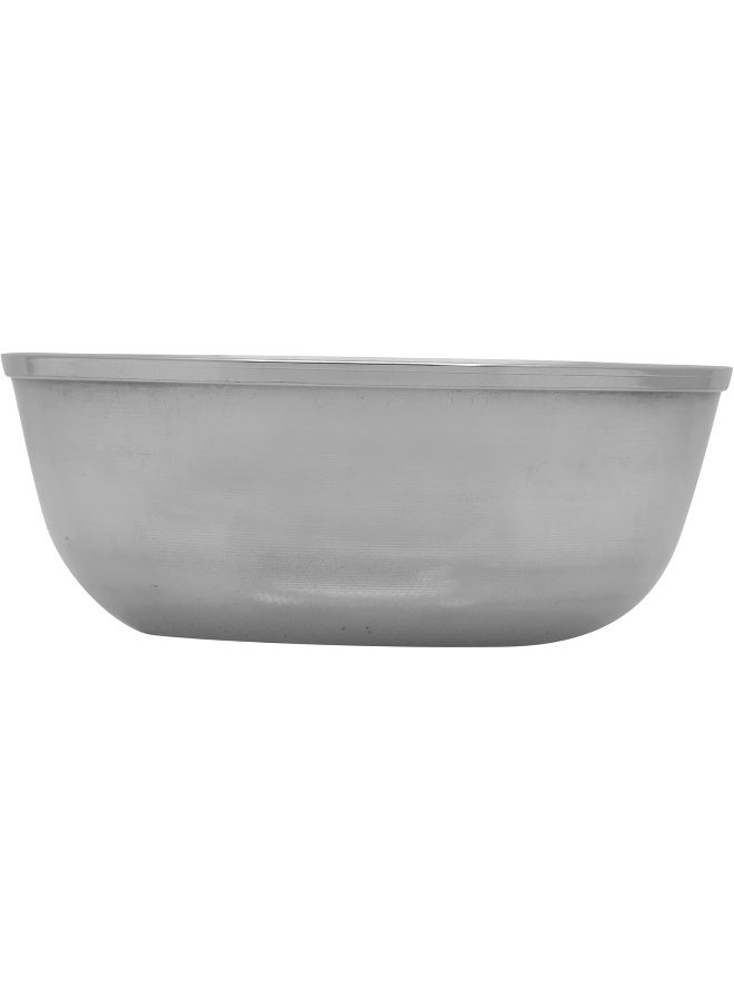 Raj Stainless Steel Serving Bowls, 12 cm, MV06.5, Curry Bowl, Salad Bowl, Side Bowl, Dessert Bowl Silver 12x5cm - Image 1